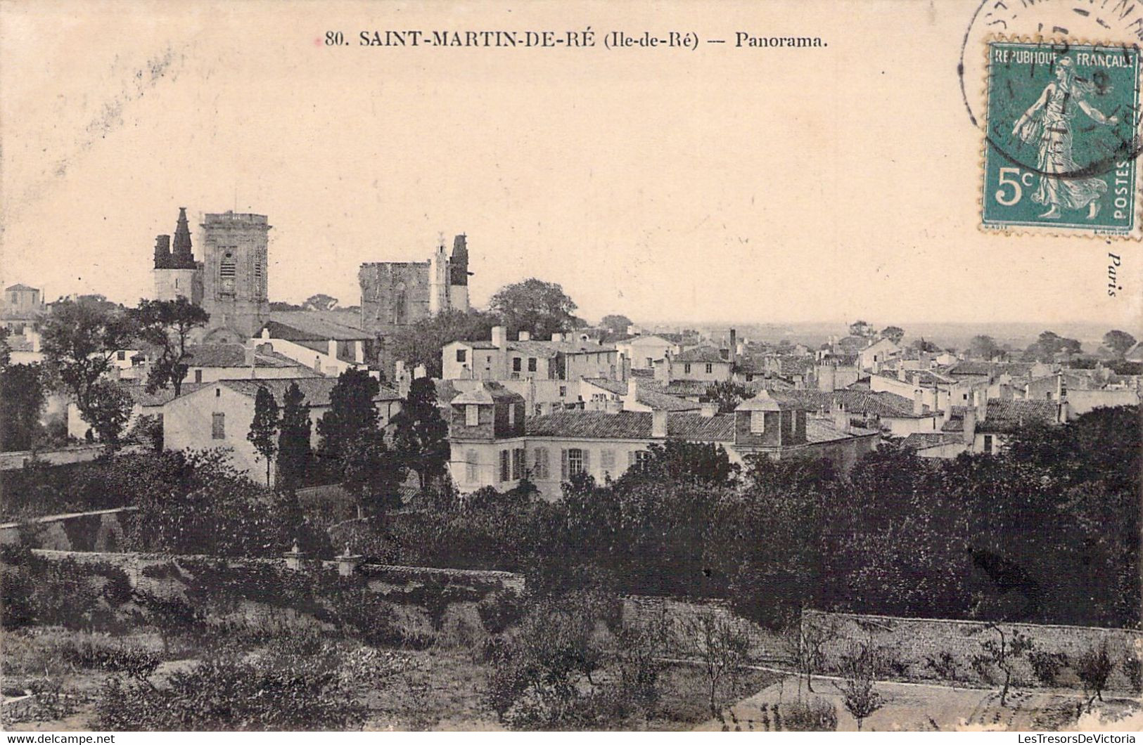 CPA FRANCE - 17 - Ile De Ré - Saint Martin De Ré - Panorama - Ile De Ré