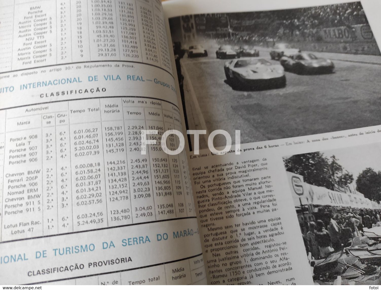 1969 CIRCUITO VILA REAL GRANJA SINTRA RAMPA GUIMARAES REVISTA  ACP AUTOMOVEL CLUB PORTUGAL CARS - Zeitungen & Zeitschriften