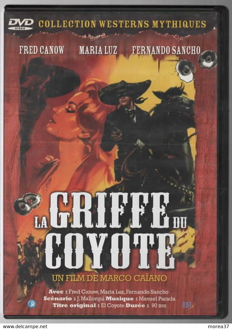 LA GRIFFE DU COYOTE    Avec  Fred CANOW     C31 C37 - Western/ Cowboy