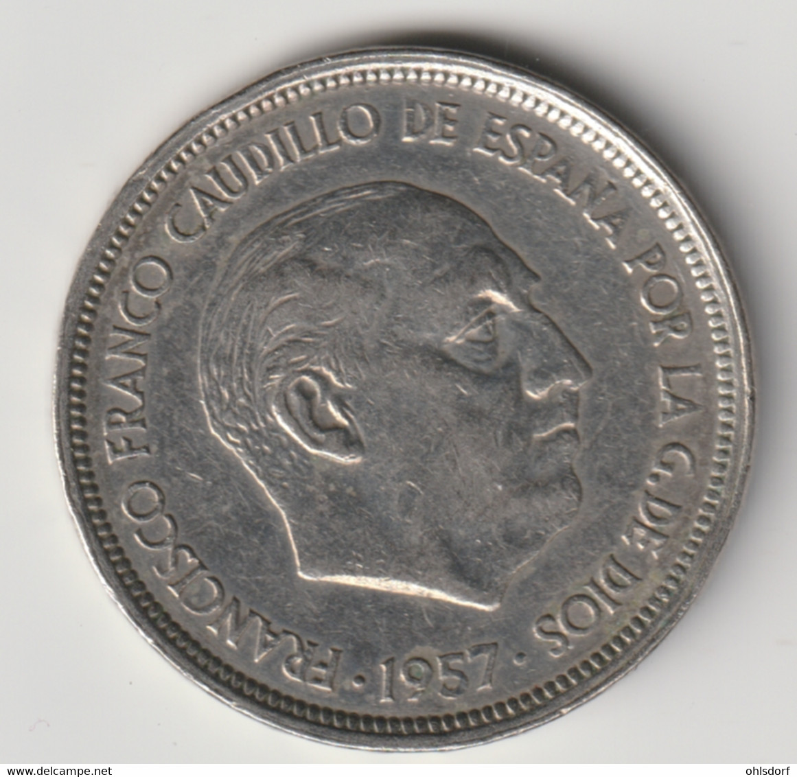 ESPANA 1957 58: 50 Pesetas, 1958, KM 788 - 50 Pesetas