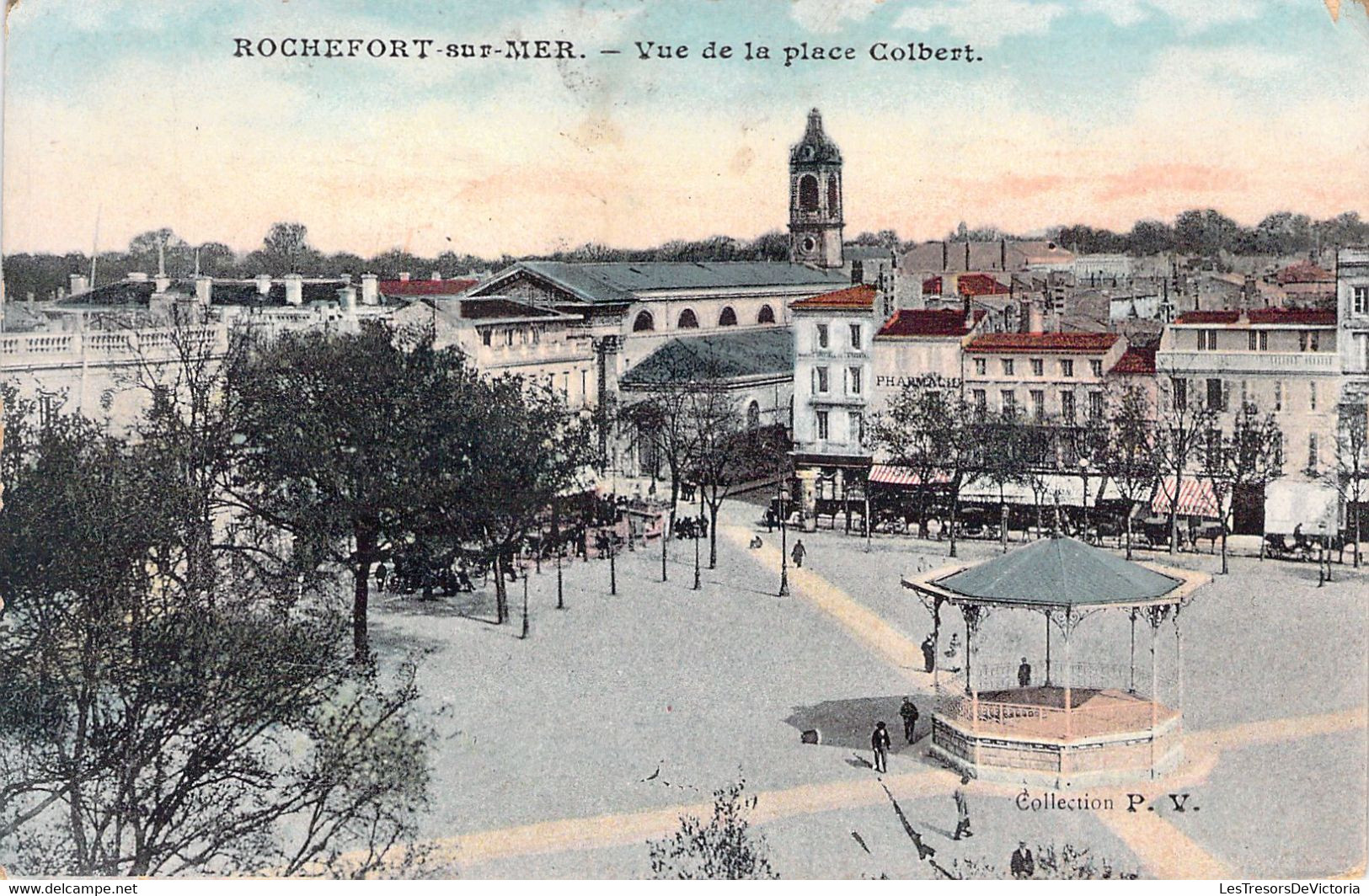 CPA FRANCE - 17 - ROCHEFORT SUR MER - Vue De La Place Colbert - Collection PV - Rochefort