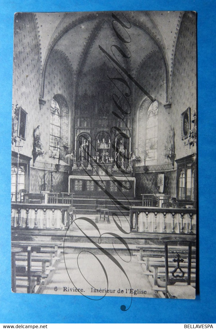 Rivière Interieur De L'Eglise 1912 - Profondeville