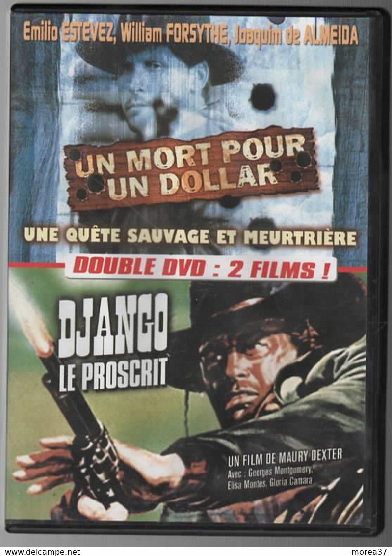 UN MORT POUR UN DOLLAR  Et DJANGO LE PROSCRIT   2 Films    C31 - Western/ Cowboy