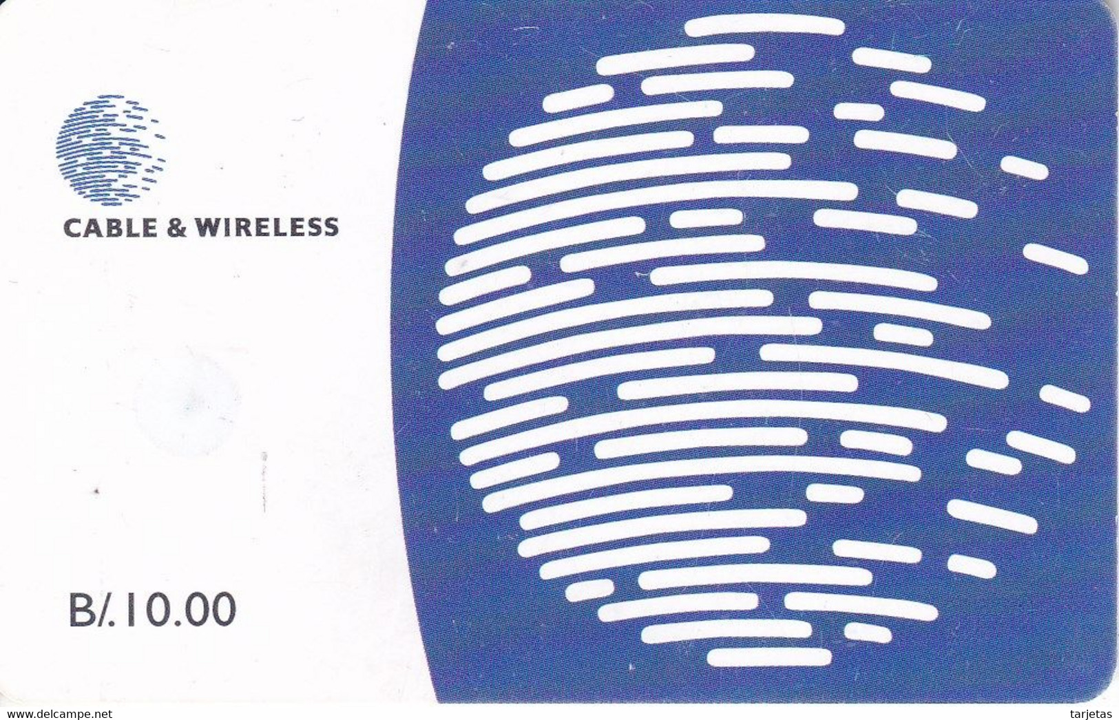 TARJETA DE PANAMA DE CABLE & WIRELESS - Panama