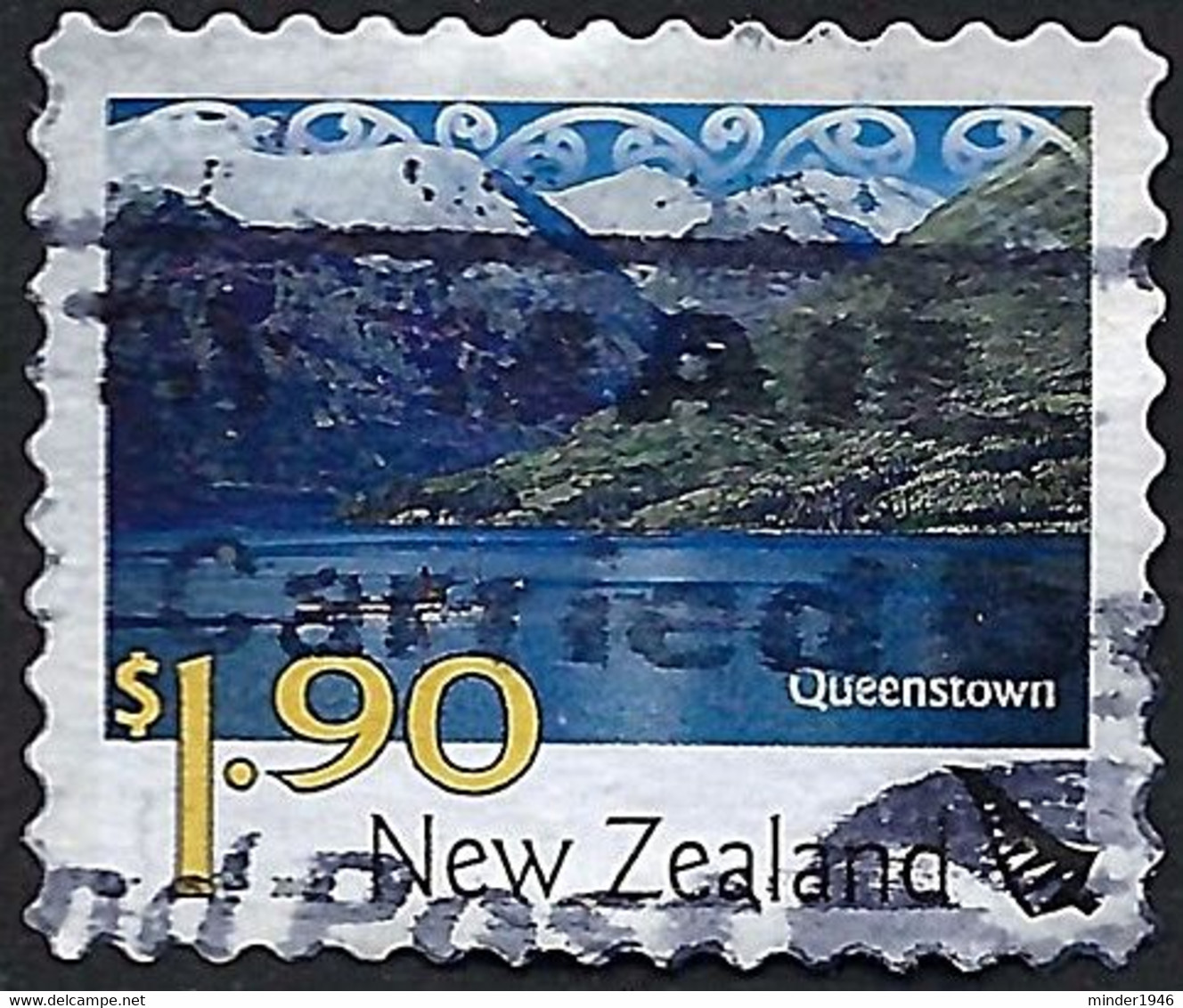 NEW ZEALAND 2010 QEII $1.90 Multicoloured, Scenic-Queenstown Self Adhesive SG3227 FU - Gebruikt