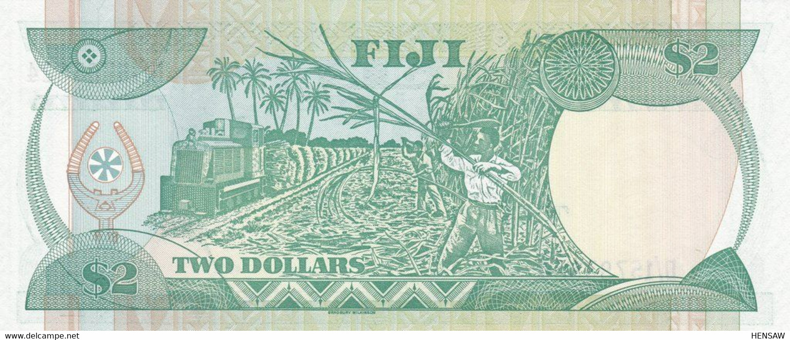 FIJI 2 DOLLARS 1988 P 87 UNC SC NUEVO - Fidschi