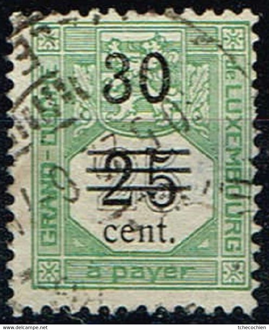 Luxembourg - 1920 - Taxes - Y&T N° 9 Oblitéré - Taxes