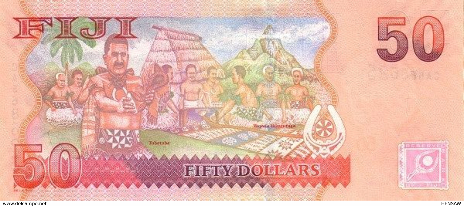FIJI 50 DOLLARS P 113 2007 UNC SC NUEVO - Figi