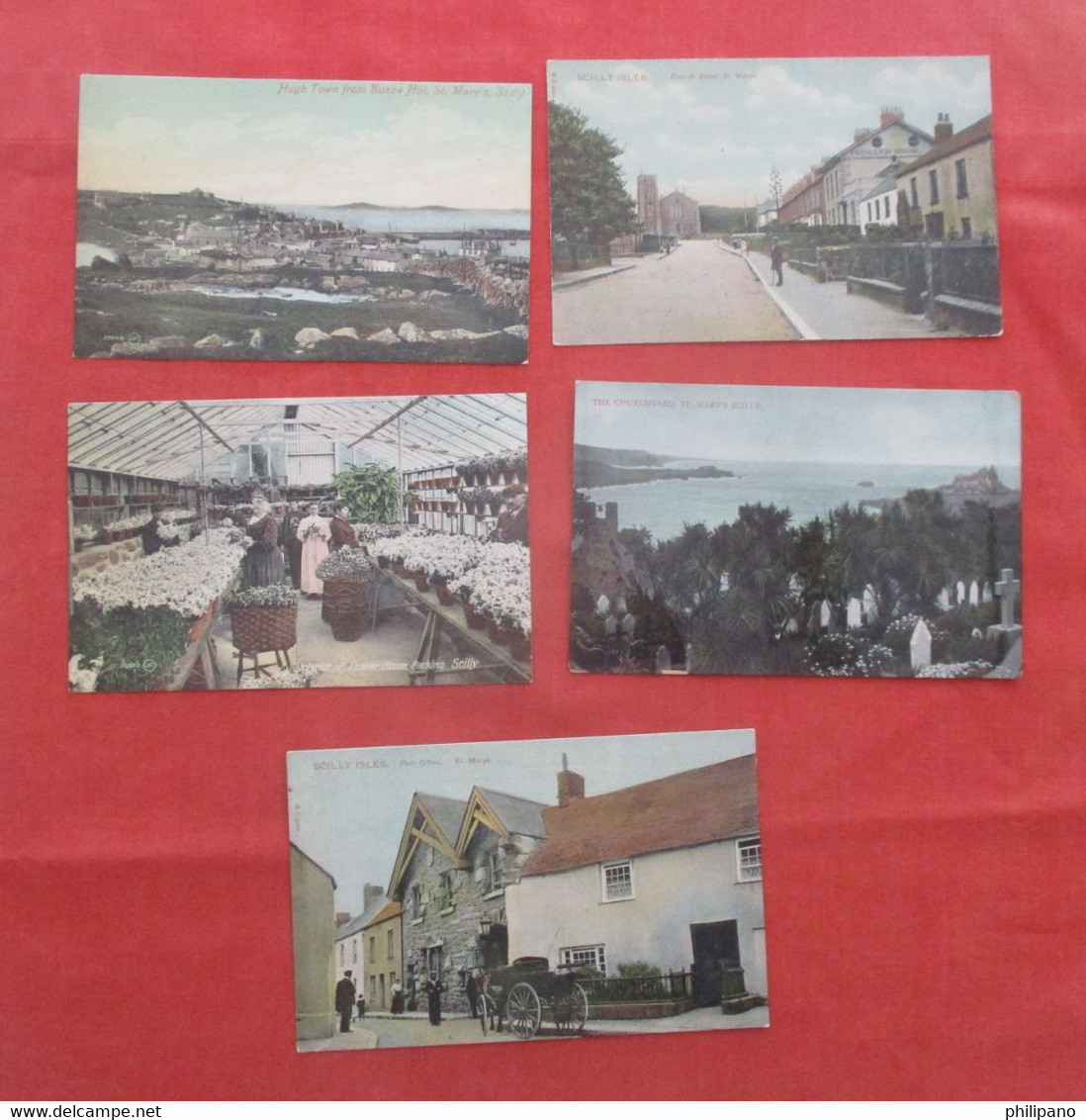 Lot Of 5 Cards.   Scilly Isles > Scilly Isles England > Cornwall/ Scilly Isles > Scilly      Ref 5894 - Scilly Isles