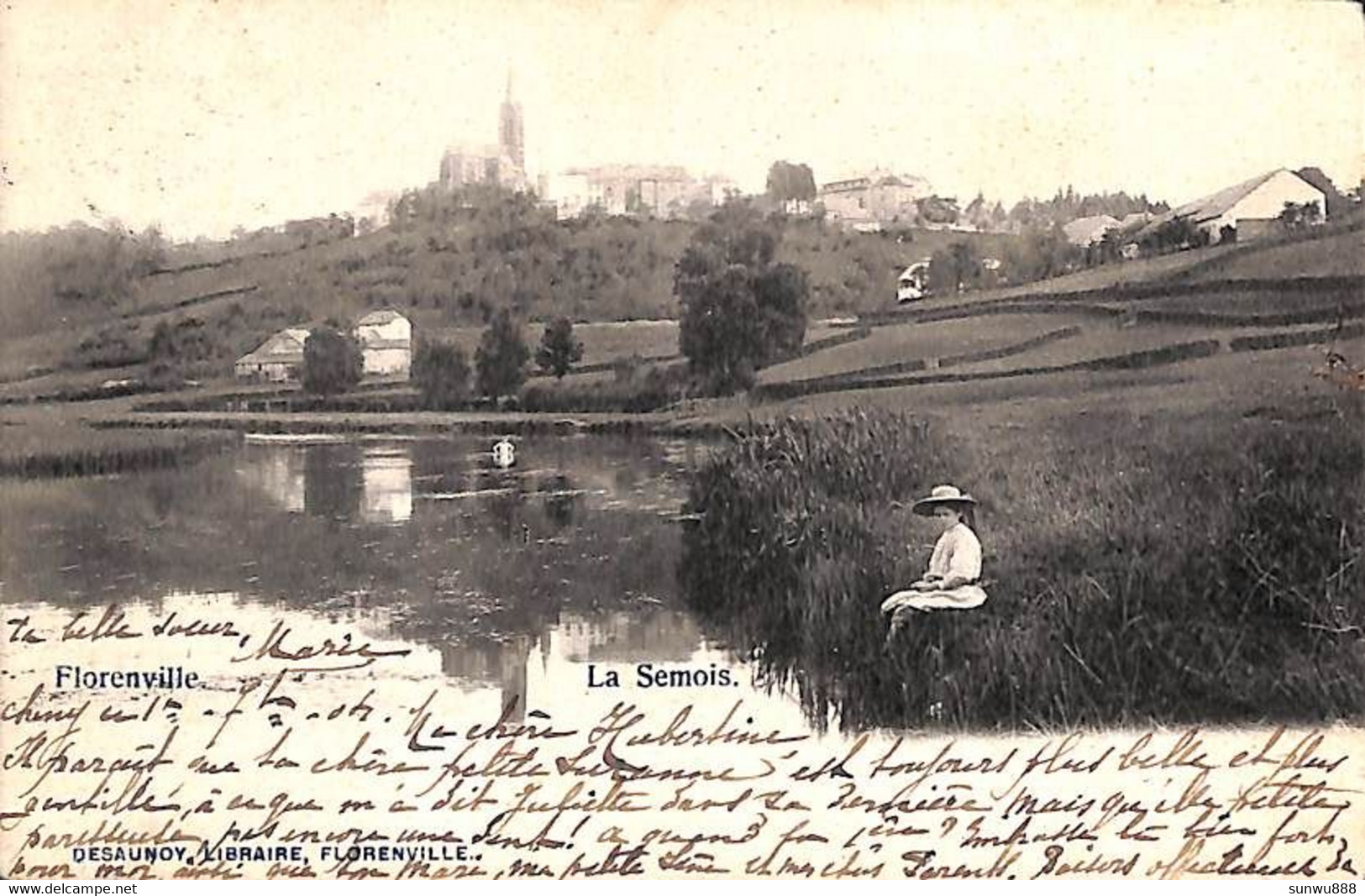 Florenville - La Semois (animée 1904 Lib. Desaunoy) - Florenville