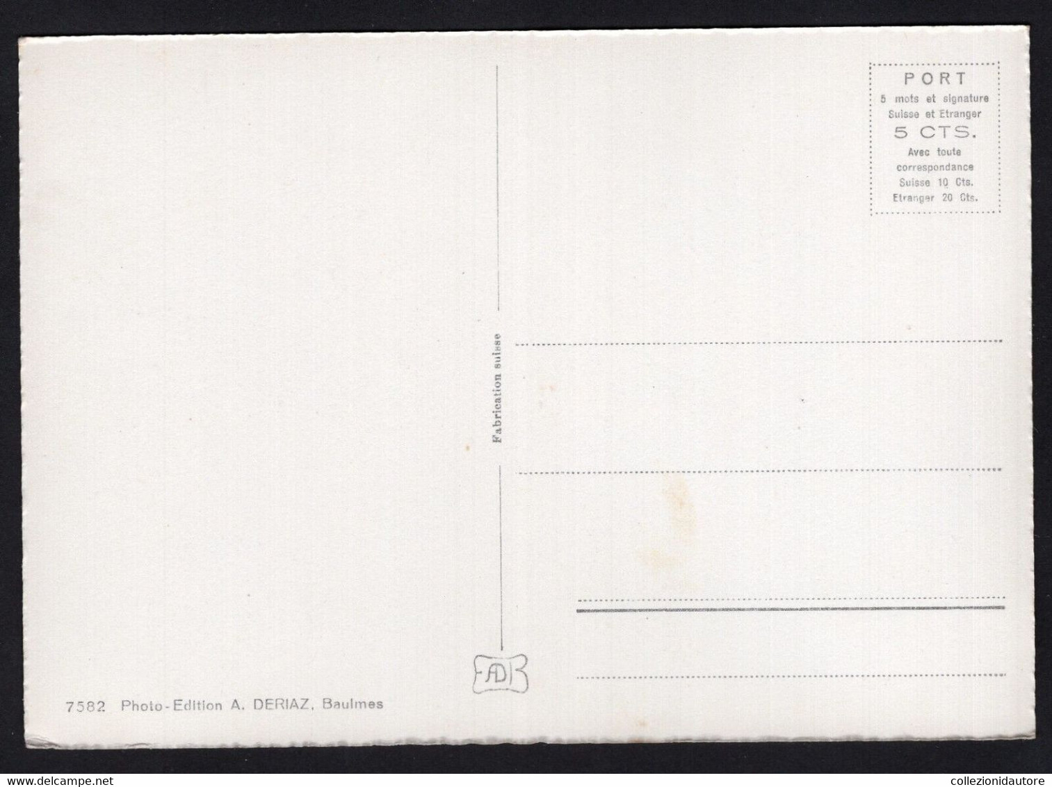 SWITZERLAND - BAULMES - CANTON VAUD - CARTOLINA FG NUOVA - Baulmes