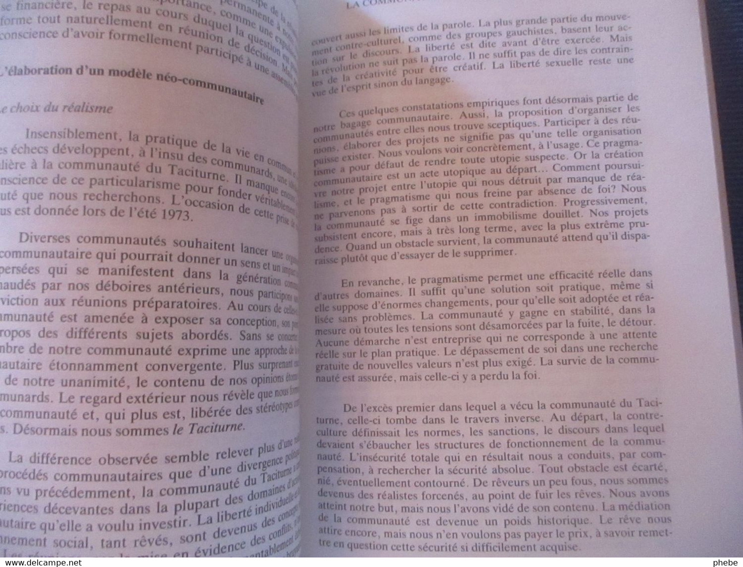 Bolle De Bal / La Tentation Communautaire Paradoxes De La Reliance Contre-culture - Sociologie