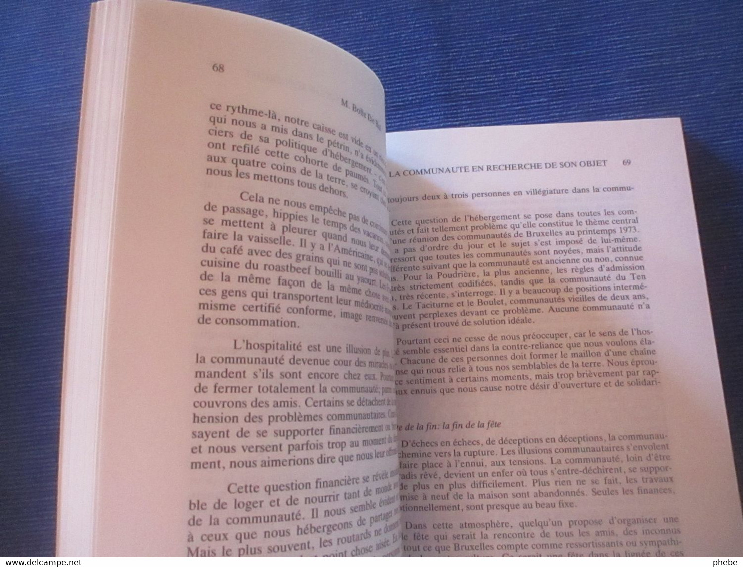 Bolle De Bal / La tentation communautaire Paradoxes de la reliance contre-culture