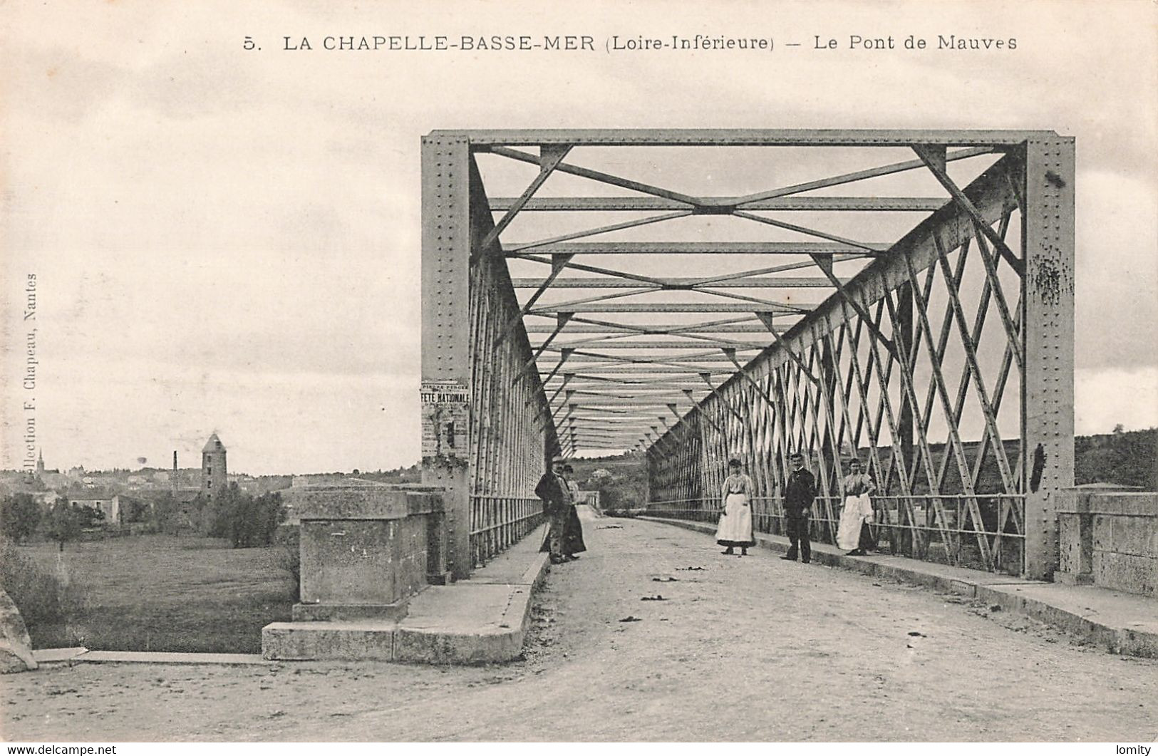 44 La Chapelle Basse Mer  CPA Le Pont De Mauves - La Chapelle Basse-Mer