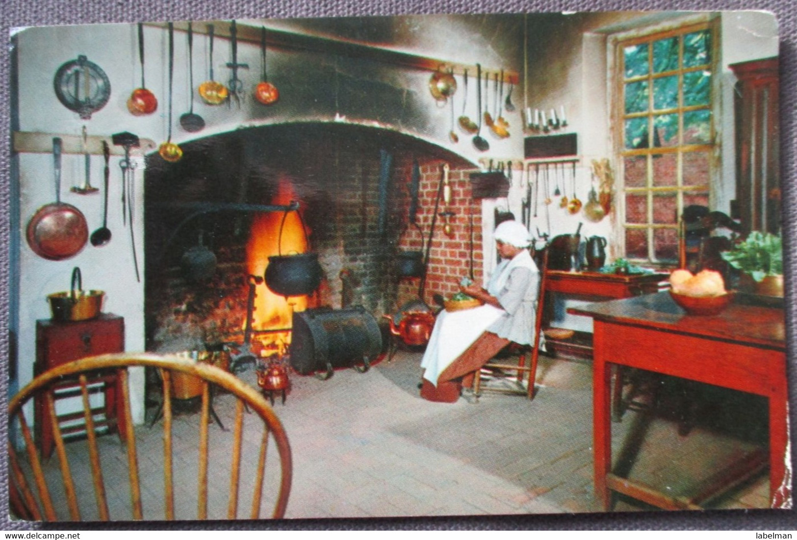 USA UNITED STATES GOVERNOR PALACE KITCHEN VIRGINIA WILLIAMSBURG POSTCARD CARTE POSTALE ANSICHTSKARTE CP PC POSTKARTE - Independence