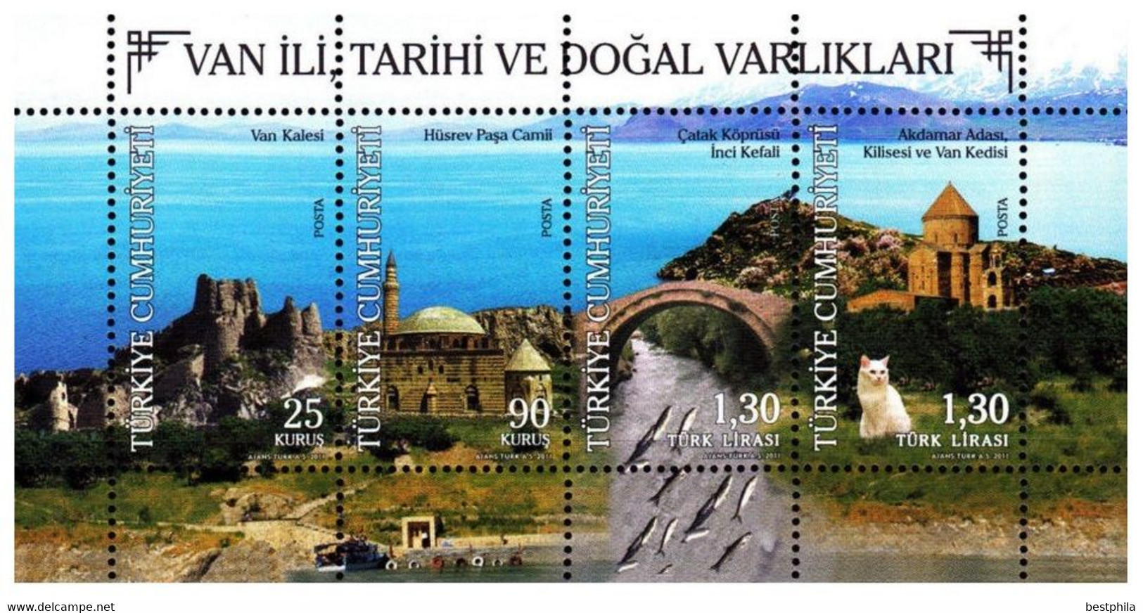 Turkey, Türkei - 2011 - The City Of Van Its History And Natural Assent - 1.Mini S/Sheet ** MNH - Ongebruikt