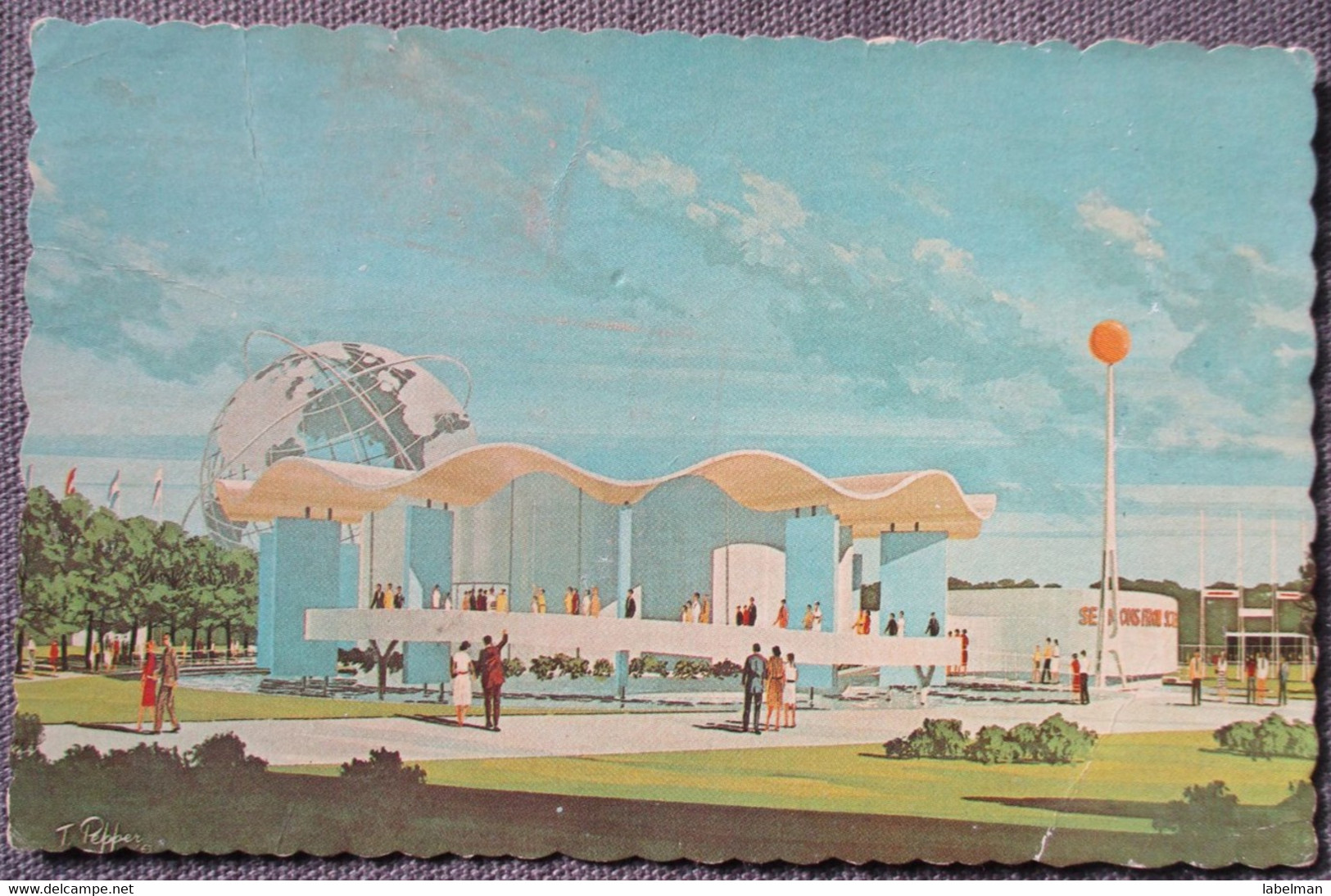 USA UNITED STATES NEW YORK WORLD FAIR 1964 SCIENCE SERMONS POSTCARD CARTE POSTALE ANSICHTSKARTE CP PC POSTKARTE - Portland