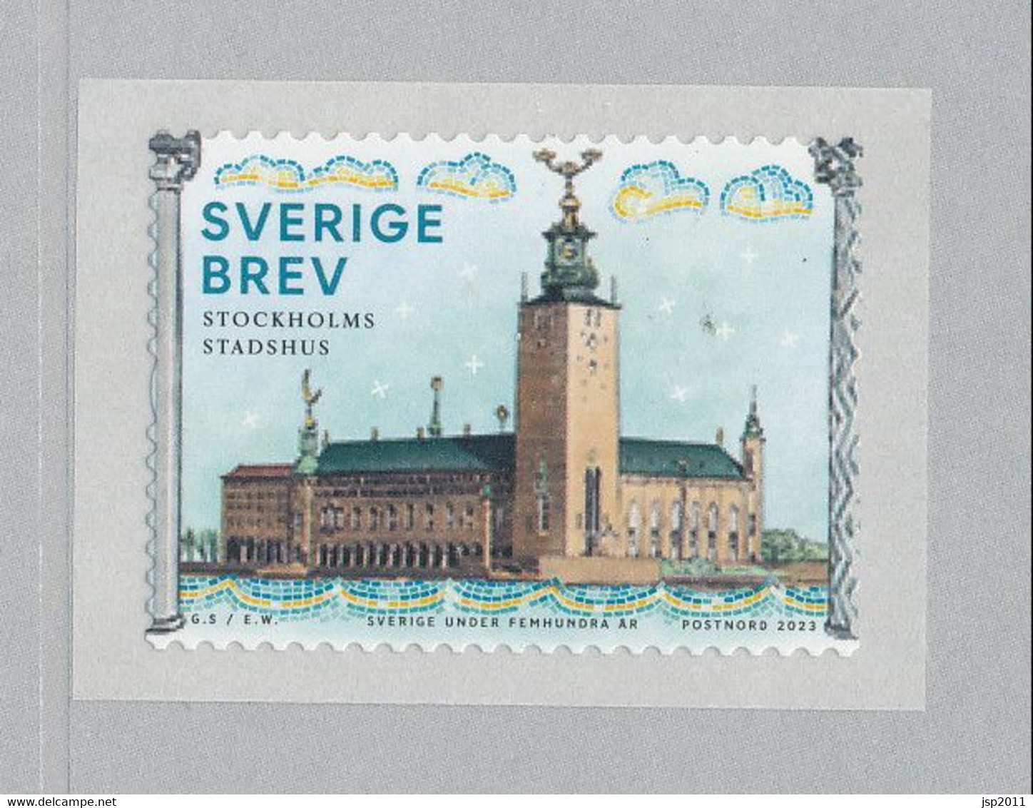 Sweden 2023. Facit # 3471. Coil Stockholms Cityhall, National Mail. MNH(**) - Unused Stamps