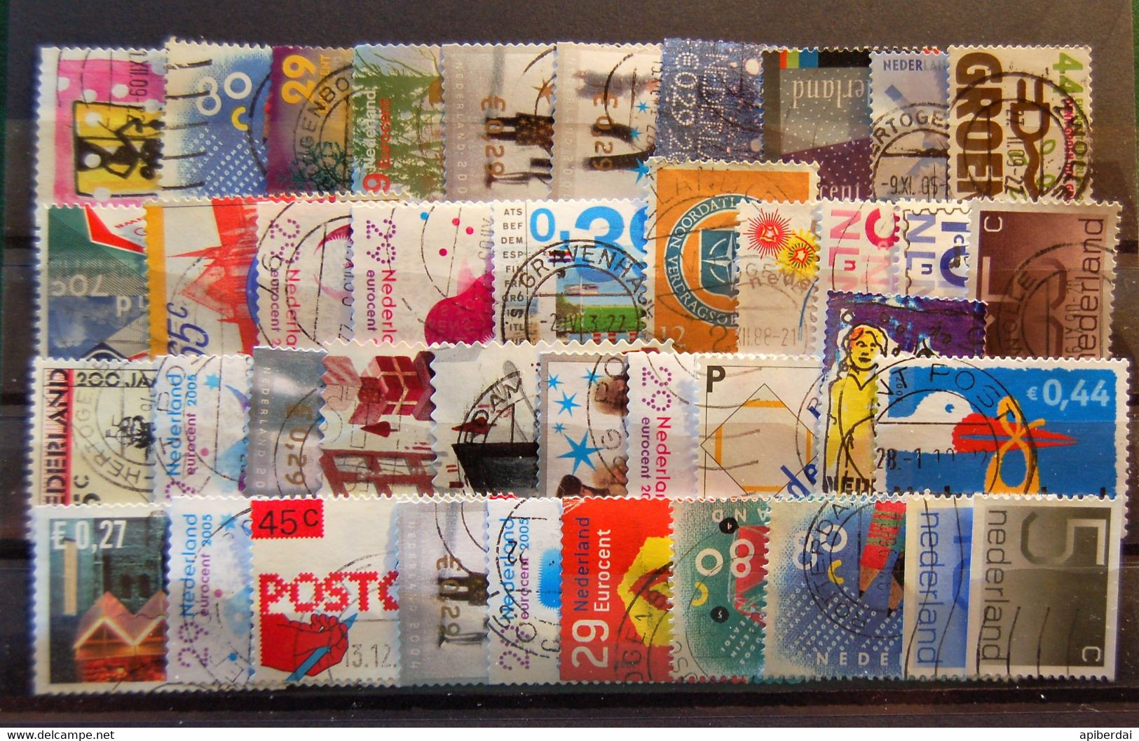 Nederland Pays Bas - Small Batch Of 40 Stamps Used XXXI - Verzamelingen