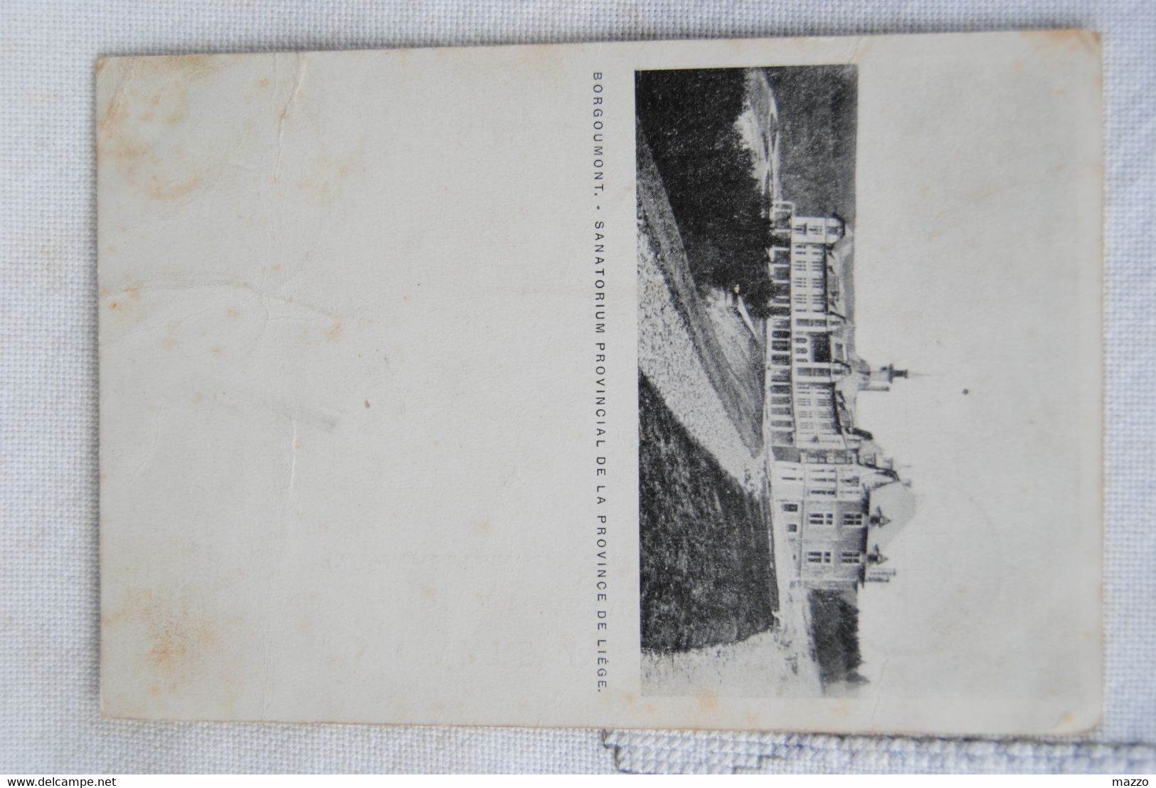 49/ BORGOUMONT-Sanatorium Provincial  LIEGE 1903 - Stoumont