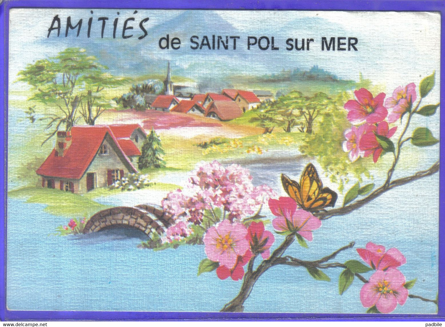 Carte Postale Fantaisie 59. Saint-Pol-sur-mer   Très Beau Plan - Saint Pol Sur Mer