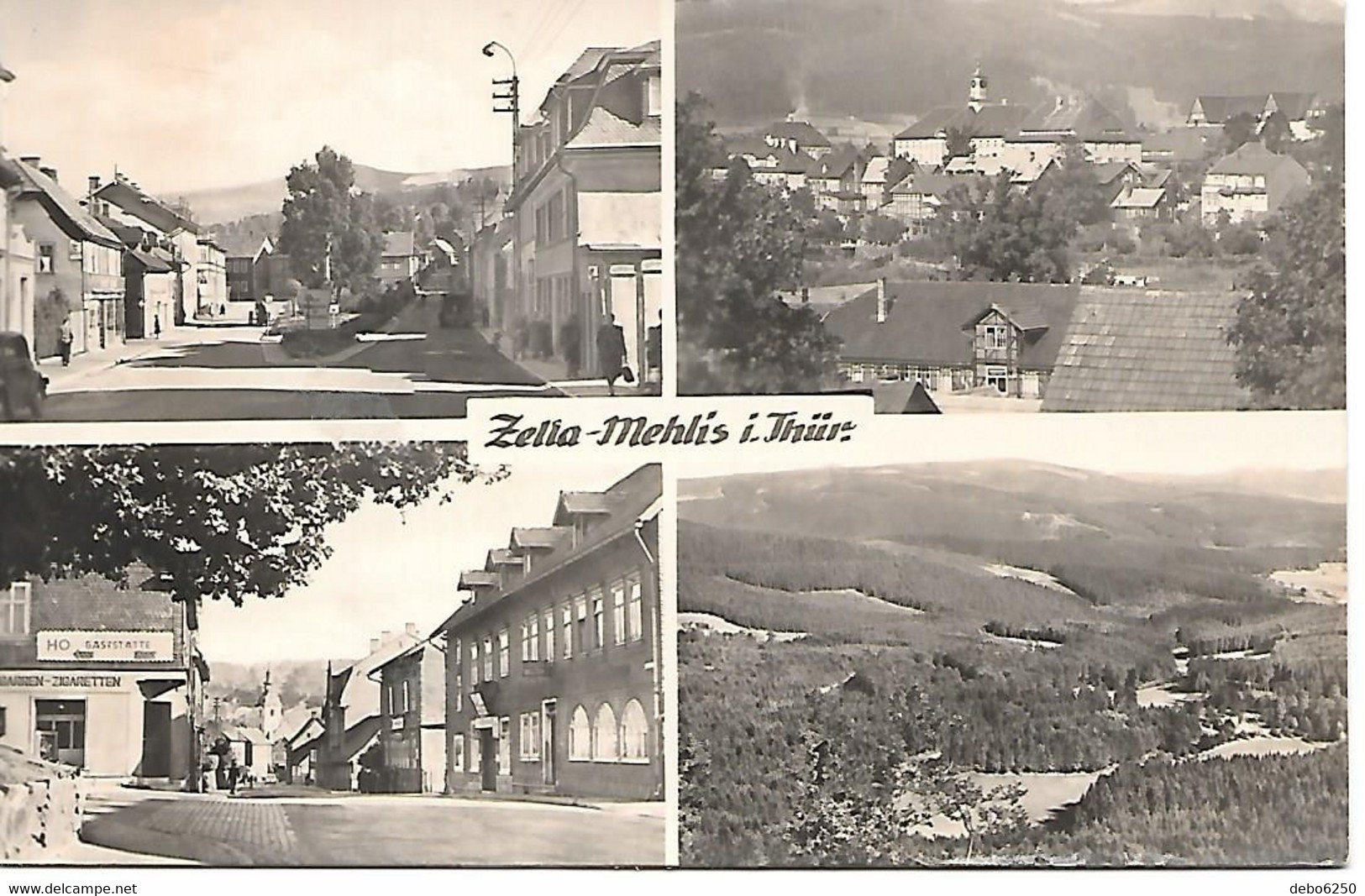 ZELLA MEHLIS I THUR  1958 - Zella-Mehlis