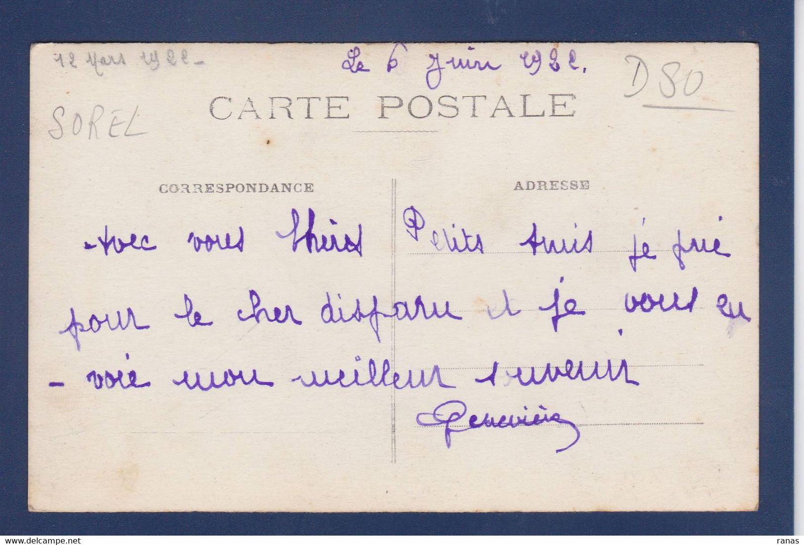 CPA [60] Oise > Ressons Sur Matz Baptême De Cloche Carte Photo - Ressons Sur Matz