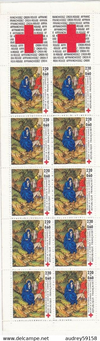 FRANCE 1987 CARNET CROIX ROUGE NEUF ** YT C2036 - Croix Rouge