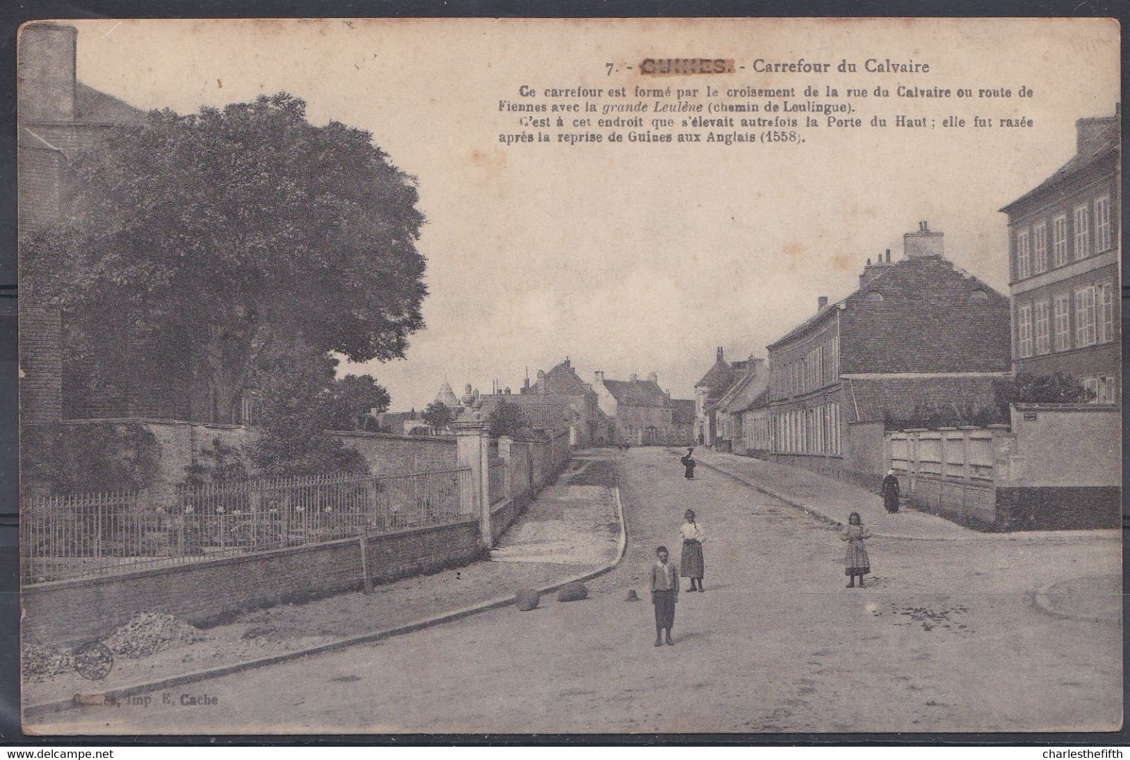 CPA POSTES MILITAIRES BELGIQUE Avec TAMPON PMB 6 Sur 10/7/1917 De GUINNES ( France ) Vers BOIS COLOMBES - Briefe U. Dokumente