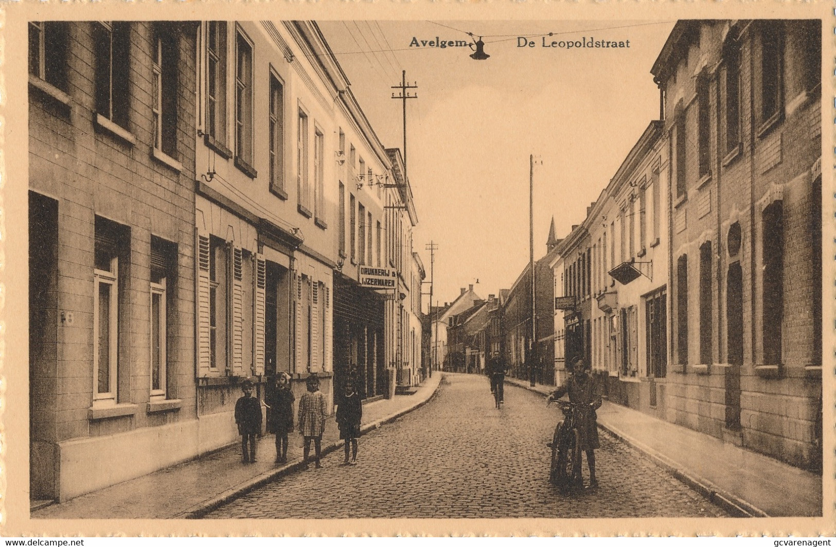 AVELGEM   DE LEOPOLDSTRAAT          2 SCANS - Avelgem