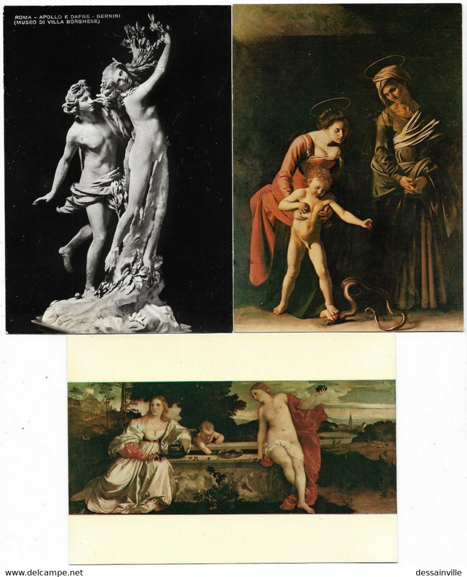 ROMA - GALLERIA BORGHESE - Lot De 13 Cartolinas - Collections & Lots