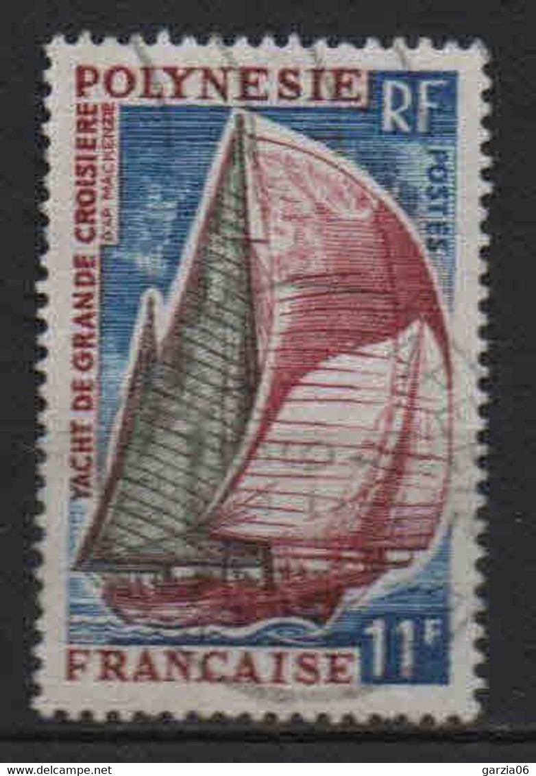 Polynésie - 1966  - Bateaux    -  N° 37   - Oblit - Used - Oblitérés