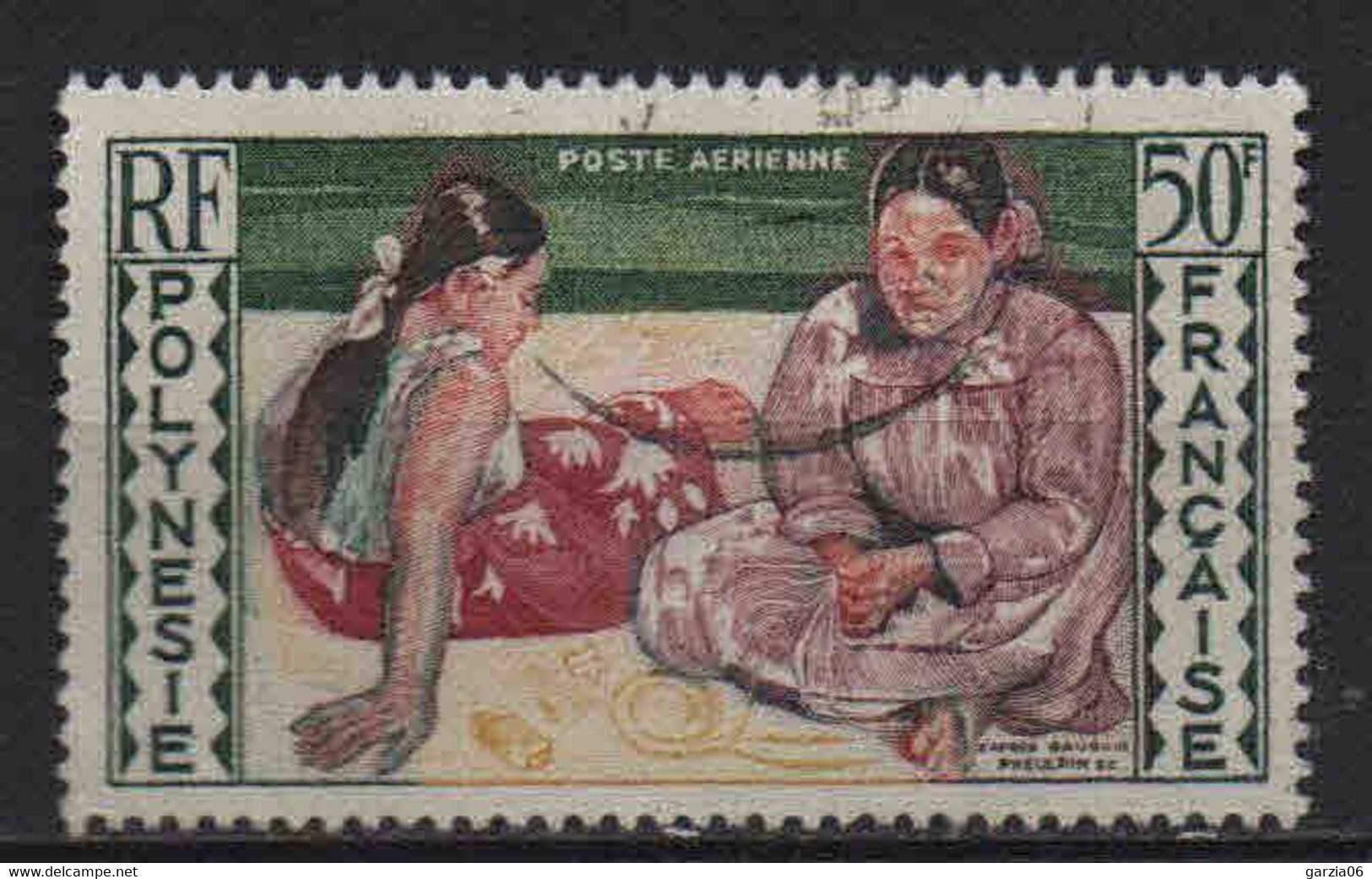 Polynésie - 1958  - Gauguin   -  PA 2   - Oblit - Used - Oblitérés