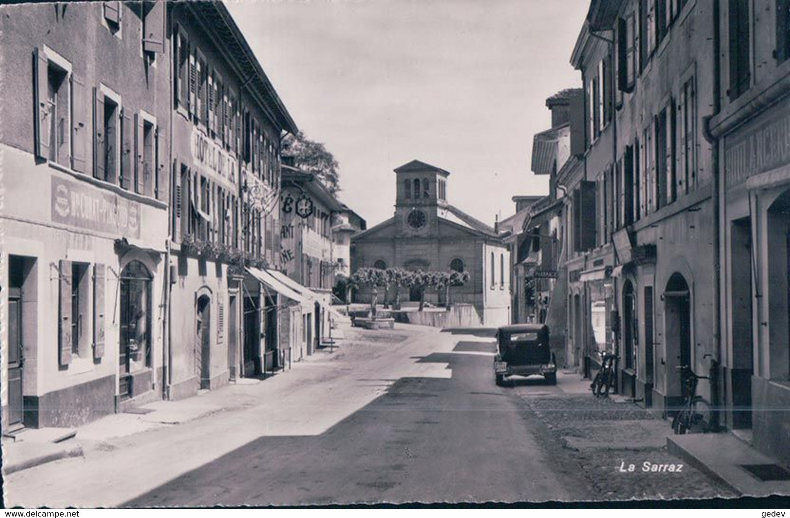 La Sarraz VD, Hôtel De La Croix Blanche Et Automobile (8402) - La Sarraz