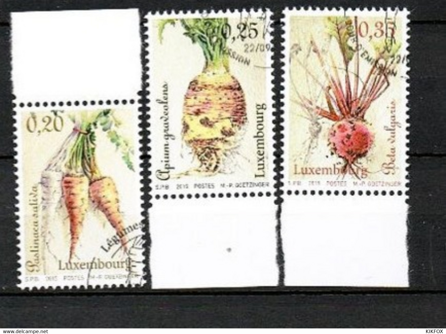 LUXEMBOURG, LUXEMBURG 2015, MI 2058-2060, SERIE, SATZ, LEGUMES D'ANTAN (II), ESST GESTEMPELT,OBLITERE - Used Stamps