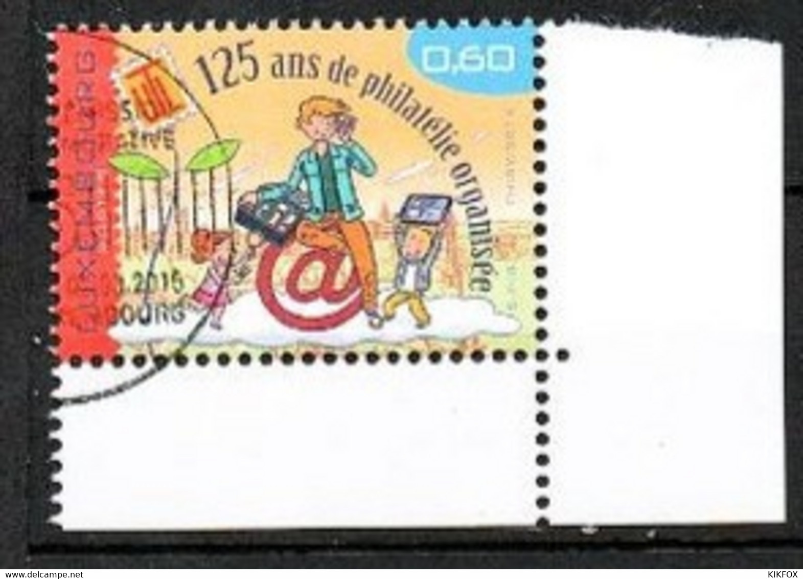 LUXEMBOURG, LUXEMBURG 2015, MI 2031 , 125 ANS PHILATELIE ORGANISEE, ESST GESTEMPELT, OBLITERE - Used Stamps