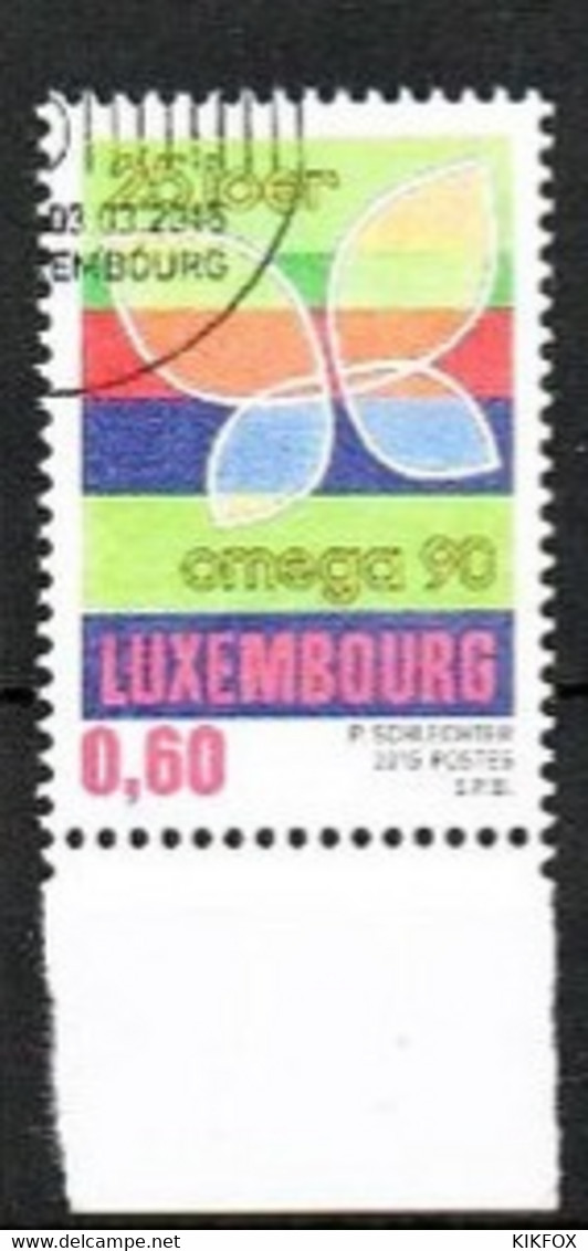 LUXEMBOURG, LUXEMBURG 2015, MI 2033 ,  25 ANS OMEGA 90, ESST GESTEMPELT,OBLITERE - Used Stamps
