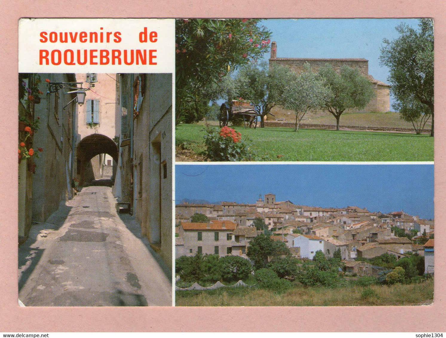 Souvenir De ROQUEBRUNE - 1986 - - Roquebrune-sur-Argens