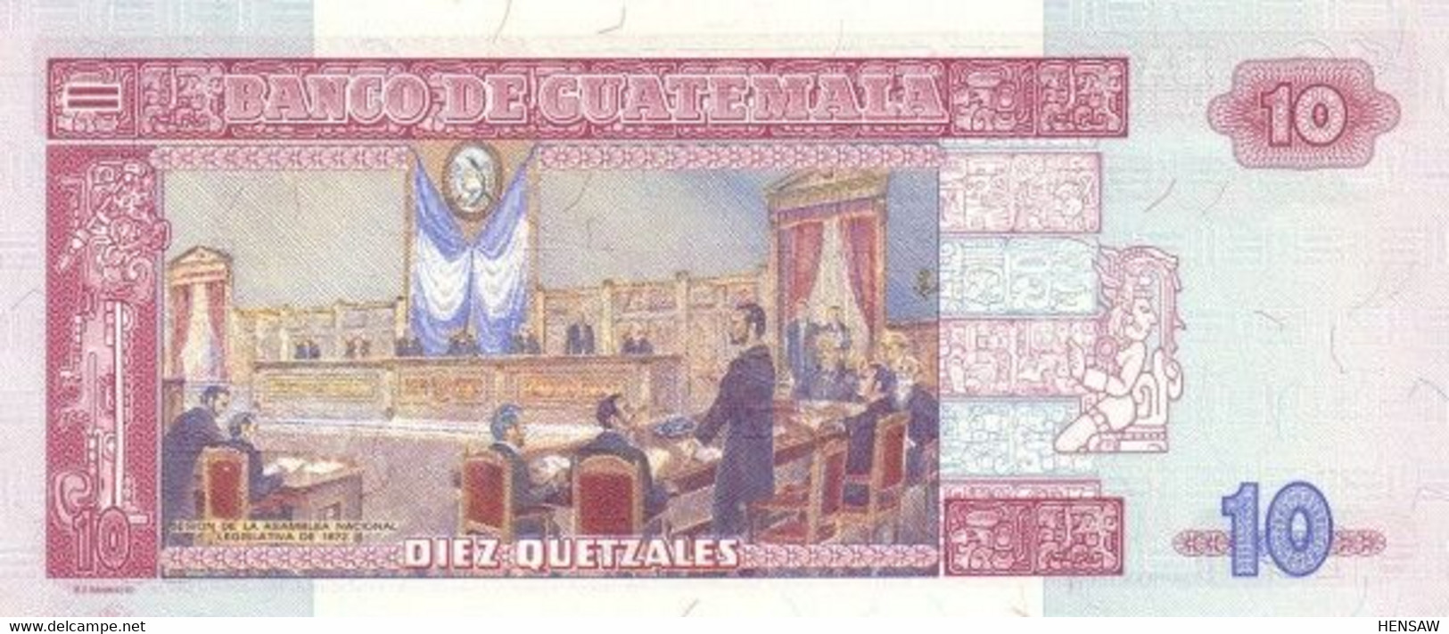 GUATEMALA 10 QUETZALES 1998 P 101 UNC SC NUEVO - Guatemala