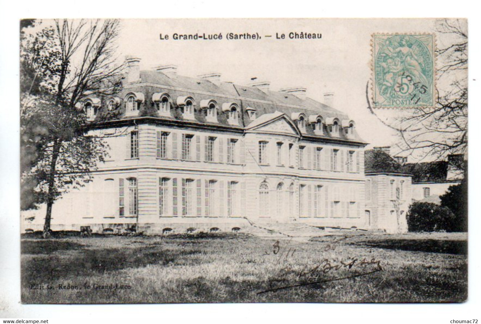 (72) 461, Le Grand Lucé, Edit Redon, Le Château - Le Grand Luce