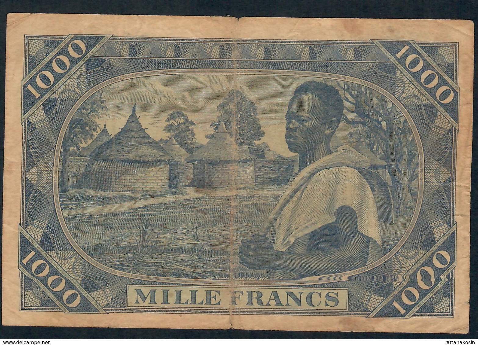 MALI P4 1000 FRANCS 1960 #A10        F-VF - Malí