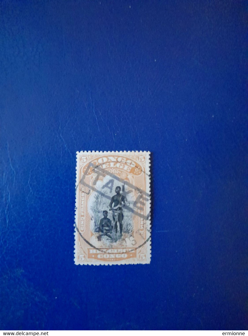 Timbres Congo Belge Bilingues 1910 N°TX39 - Oblitérés