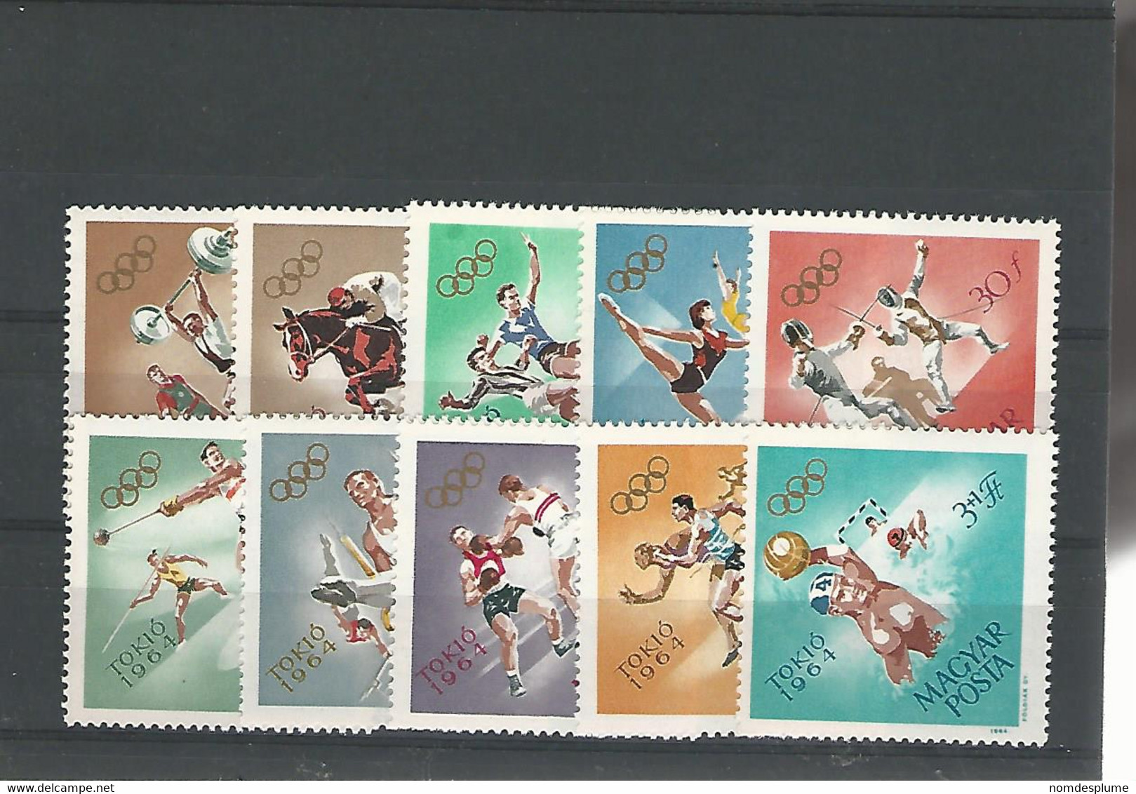 57159) Collection Hungary 1964 Tokyo Olympics   Mint MNH - Sammlungen