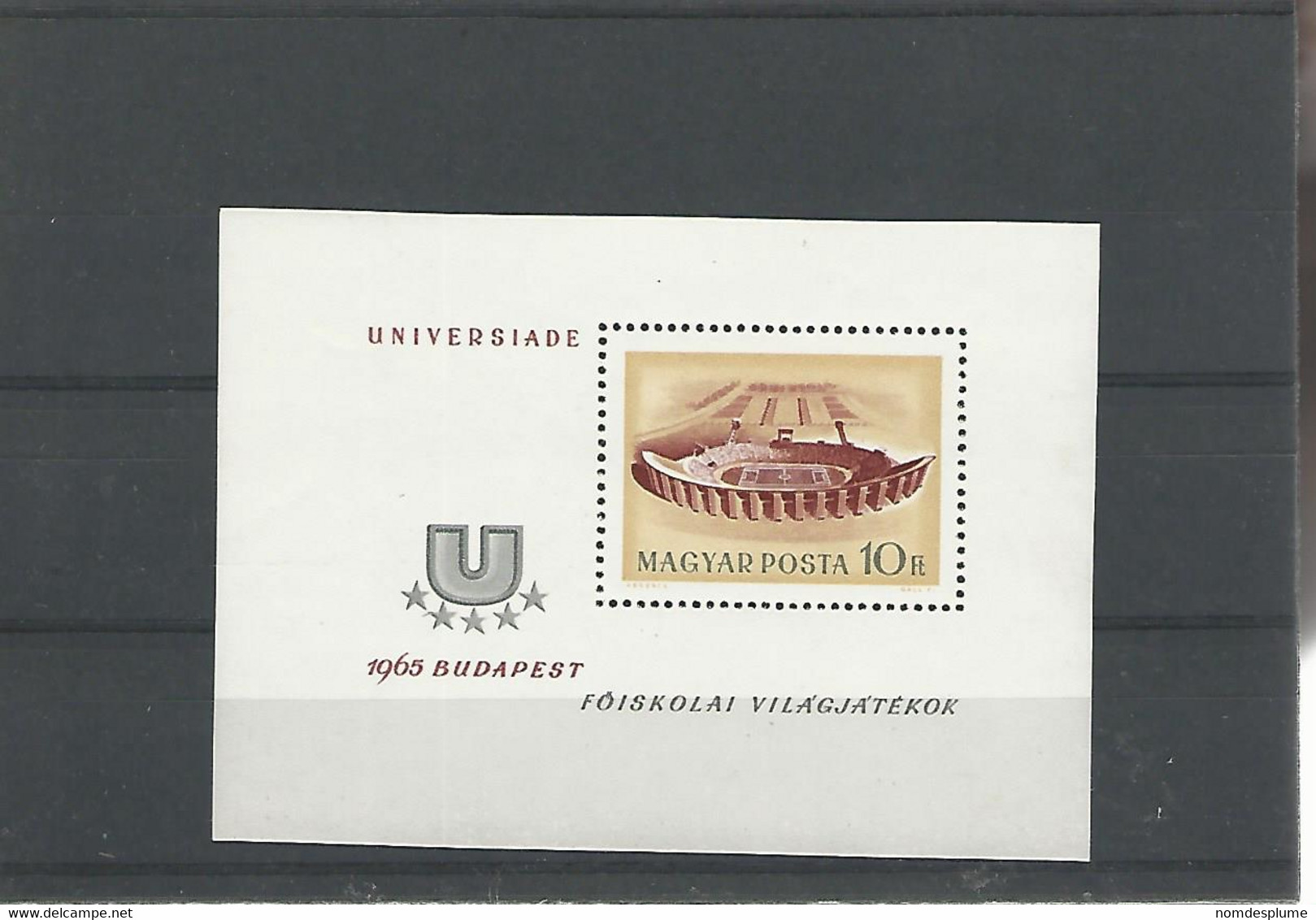 57168) Collection Hungary  Souvenir 1965 Universiade Budapest Mint MNH - Lotes & Colecciones