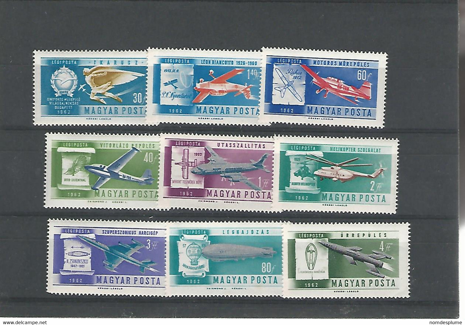 57169) Collection Hungary  Aircraft Flight  Mint MNH - Lotes & Colecciones