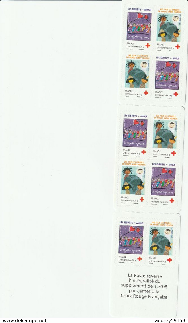 FRANCE 2007 CARNET CROIX ROUGE NEUF ** YT C2056 - Croix Rouge