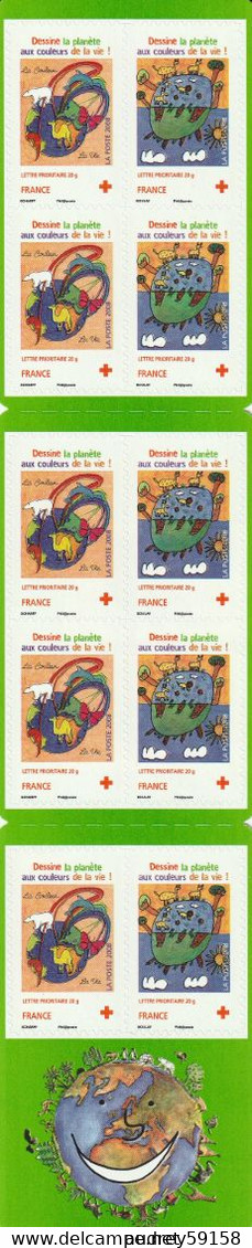 FRANCE 2008 CARNET CROIX ROUGE NEUF ** YT C2057 - Croix Rouge