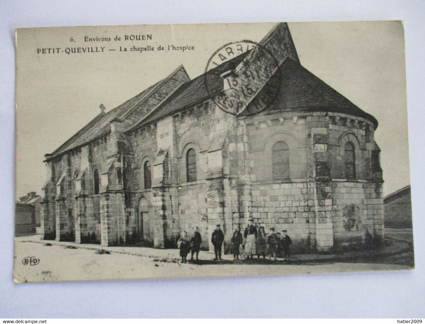 PETIT QUEVILLY - La Chapelle De L' Hospice - Animée En 1915 - Le Petit-quevilly