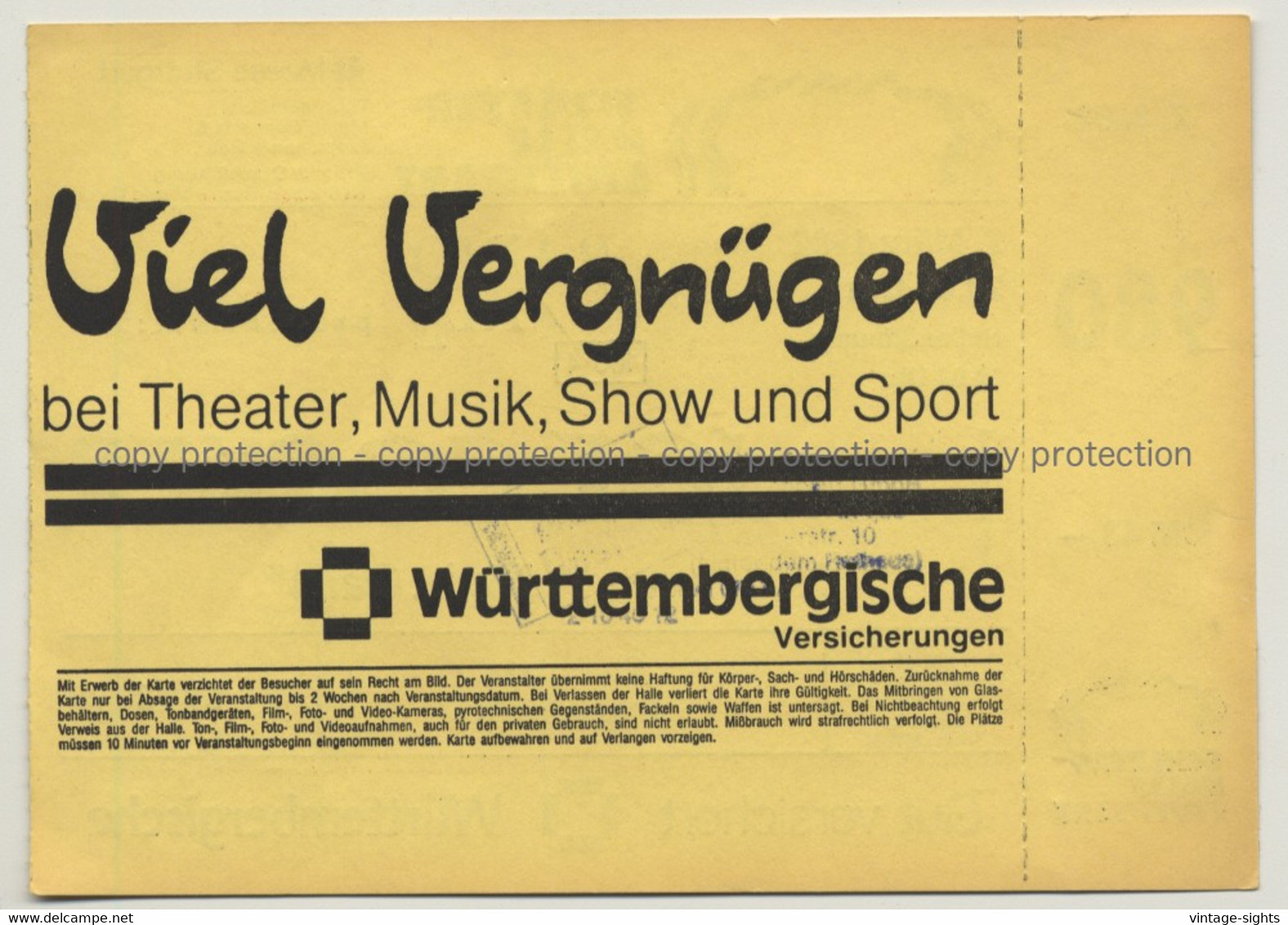 Joe Cocker - Night Calls Tour '92 Ticket N° 5723 Stuttgart - Unused (Vintage Memorabilia) - Concerttickets