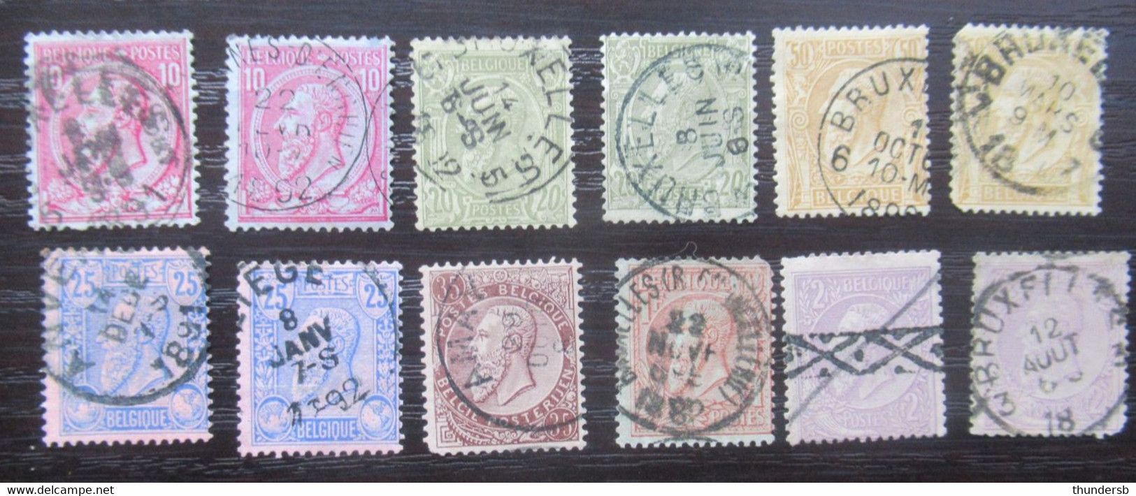 Reeks 46/52 - Mooi Lot - Côte: 100 Euro - 1884-1891 Leopold II